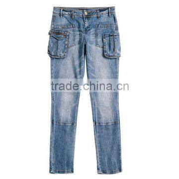 Ladies' cargo new style jeans DS120061