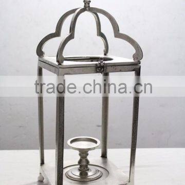 Iron Lantern, Metal Lantern, Black Antique Lantern