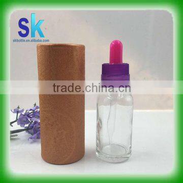 Fashionable paper tube paper cardboard tube for glass dropper bottle