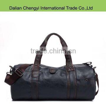 Qualified promotion men outdoor sport luggage pu travel duffel bag