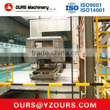 conveyor dip painting machine with curing oven