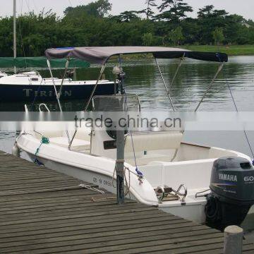 QD18 open small China fiberglass boat hull for sale