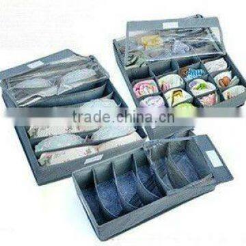 Bamboo charcoal Ties Socks Drawer Closet Storage Box