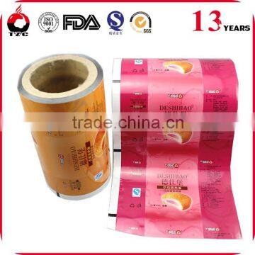 Custom Print Food Grade Plastic Film /food Packaging Plastic Roll Film