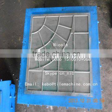 KBJX concrete tile mould for making floor tiles