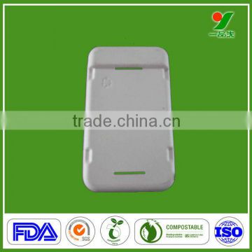 mobile phone packaging tray,replace blister molded pulp tray for molded fiber packaging