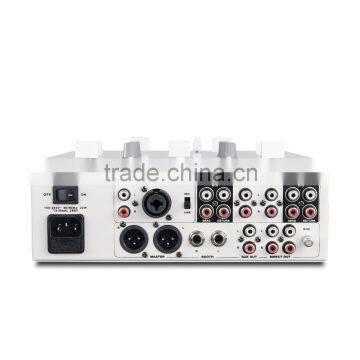 Laptop Mini Pocket DJ MUSIC Mixer Audio Player Balck&white Color Digital Mixer Console photo-5