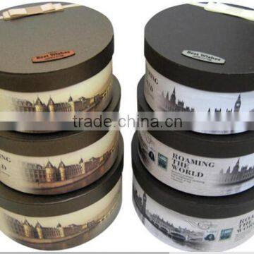 Large gift packaging scarf scarves clothing flower box round exquisite gift box