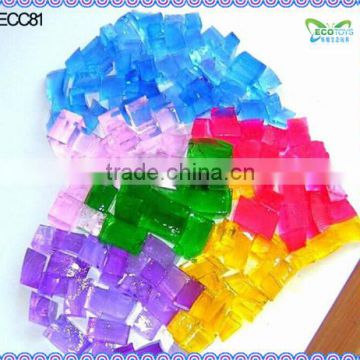 New Design Flowers Colourful Water Beads Square Crystal Soil