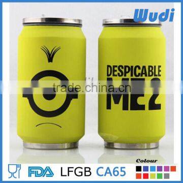 Double wall Thermos mug with straw lid CM506