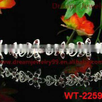 top quality metal color stone hair band