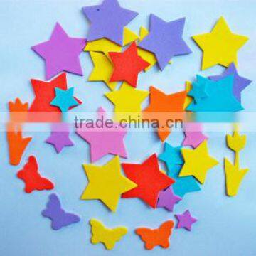 eco friendly ordorless adhesive eva foam custom shape custom cut kid craft