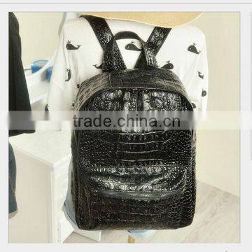 2015 high quality Fashion leather ladies leisure backpack