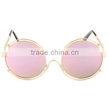 2016 Designer Sunglasses Classic Metal Big Frame Round Shades Vintage Ladies Brand Sun Glasses CC5011 Quality Choice photo-2