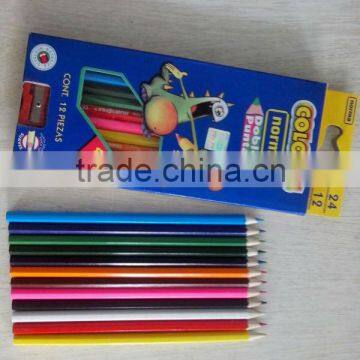 12 color pencils with 4.0mm lead