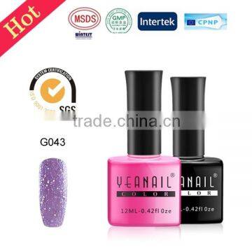 Beauty show YEANAIL wholesale 4 samples free soak off gel polish, long-lasting nail polish, led uv gel