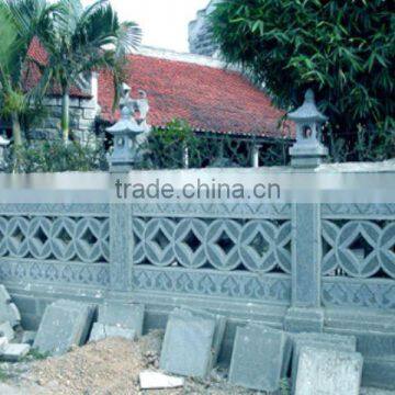 Natural stone polished marble balcony railing designs hand carved stone sculpture from Vietnam