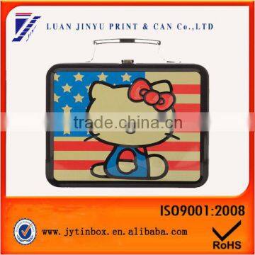 fashionable and durable Hello Kitty series metal lunch box