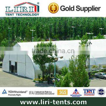 Aluminium clear span curve canopy big market tent for sale