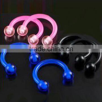 Wholesale Horseshoe Circular Barbell Eyebrow Tragus Ear Rings