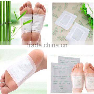 korea japanese Slim Pads detox foot patches with adhesive /Bamboo Charcoal Detox Foot Patches for slimming and relaxing