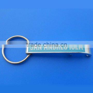 aluminum bottle opener with printing logo key chain