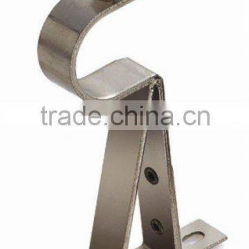 19mm chrome metal curtain wall bracket for curtain pole