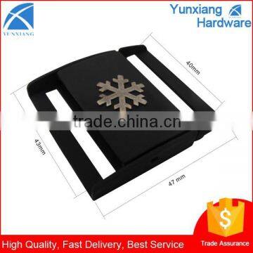 CD2082 Fashion Metal Custom Logo Side Release Buckle