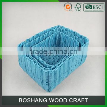 Decorative gift baskets wholesale handmade paper natural material basket