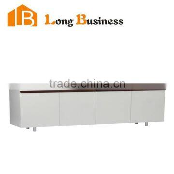 LB-VW5083 High quality long narrow grey wood lacquer MDF sideboard