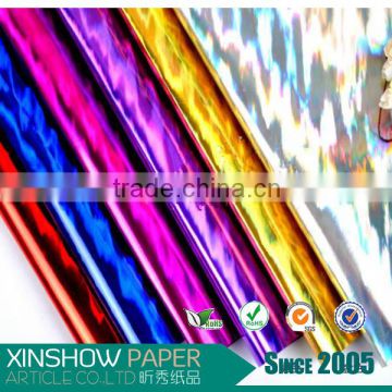 Wrapping material Bopp Plastic transparent holographic lamination film