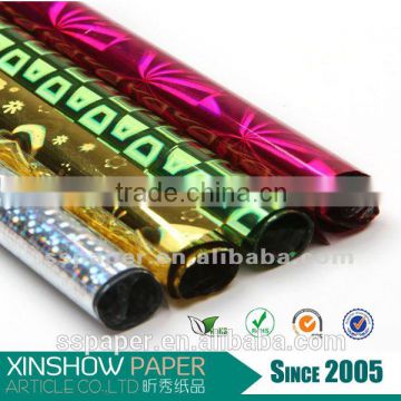 20 microns Sparkling self adhesive holographic film roll