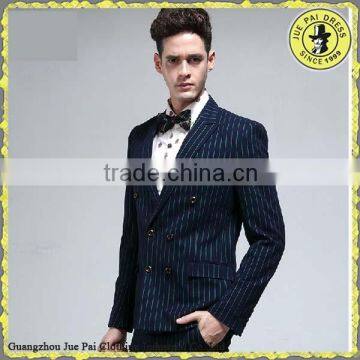 Handsome Blue Stripe Men's Tuxedo Made In China