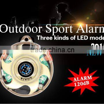 cheap keyring personal alarm with LED light personal attack alarm