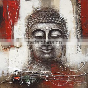 Popular Home Decoration Goods Buddha Head Oil Painting