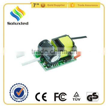 90-260V Input Voltage constant current 300ma led driver 3W isolated