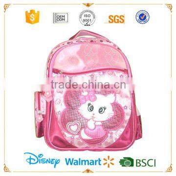 2013 embroidery desgin on girl's school bags