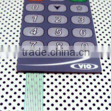 1000000 times lifespan numerical keypad keyboard membrane switch panel