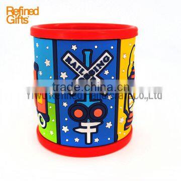 Menufacture China PVC Rubber Coffee Cup Mug Train Mugs Creative Gift photo-4