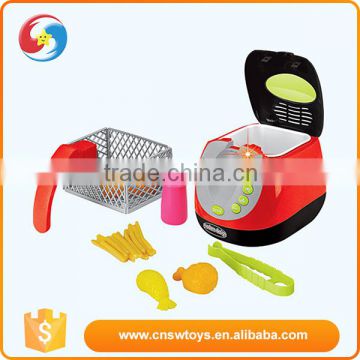 ECO friendly material plastic Oil narrow machine set cooking toy