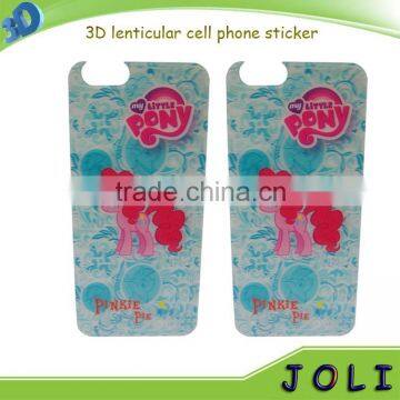 adhesive plastic PET 3d flip mobile skin