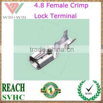 4.8 female crimp lock Terminal