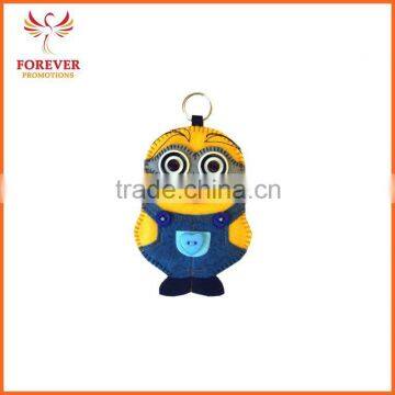 Hand Made Felt Minion Decoration Key Chain