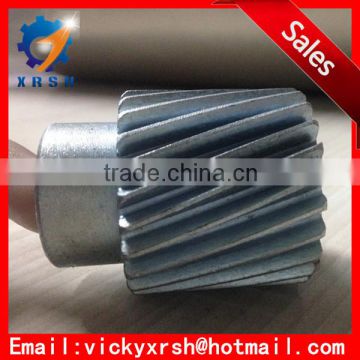 Factory produce carbon steel helical pinion with competitive price