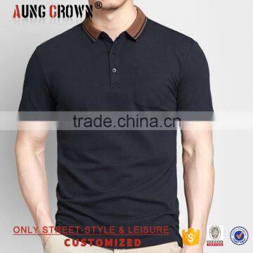 Low MOQ High Quality Custom Polo Tee Shirt Fashion Dry Fit Short Sleeve