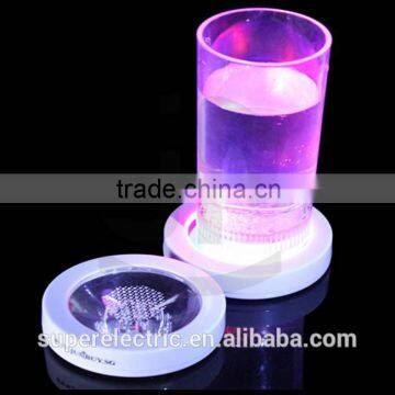 LED Light Bottle Mat Cup Coaster Color Changing For Party Bars Pressure Activate