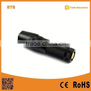 878 High Power Waterproof led flashlight torch Police LED Torch Light