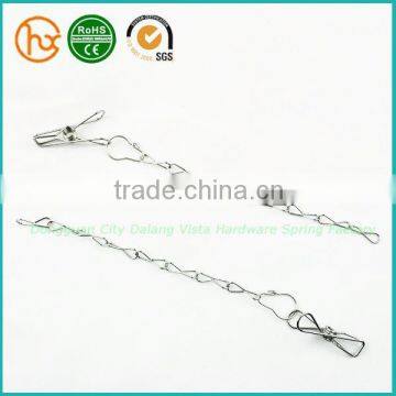 Double wire spring clamp