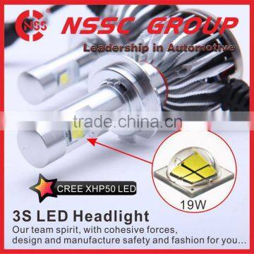 Hottest Sale12V 24V 38W High Low Beam 6000K Canbus Wholesale Automotive Headlamp Led Headlight Led Auto Headlight H4 photo-3