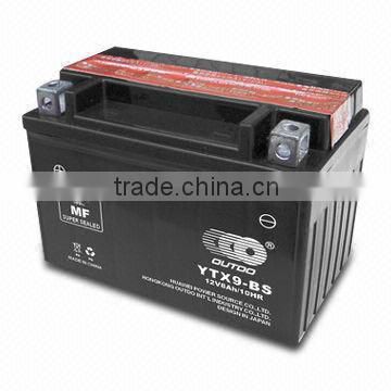 Good performance motorcycle battery 12v 9ah                        
                                                Quality Choice